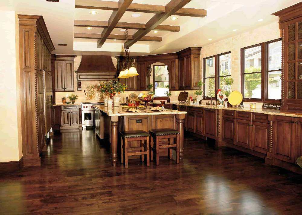 Domestic Hardwood In Kitchen