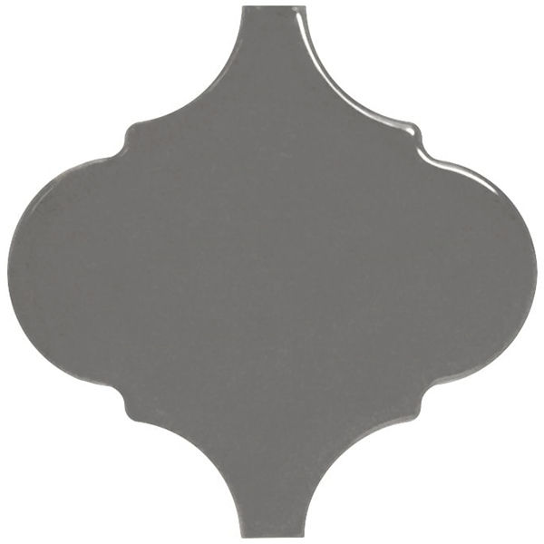 Centura Wall Tiles Scale Alhambra Dark Grey Polished 5" x 5"