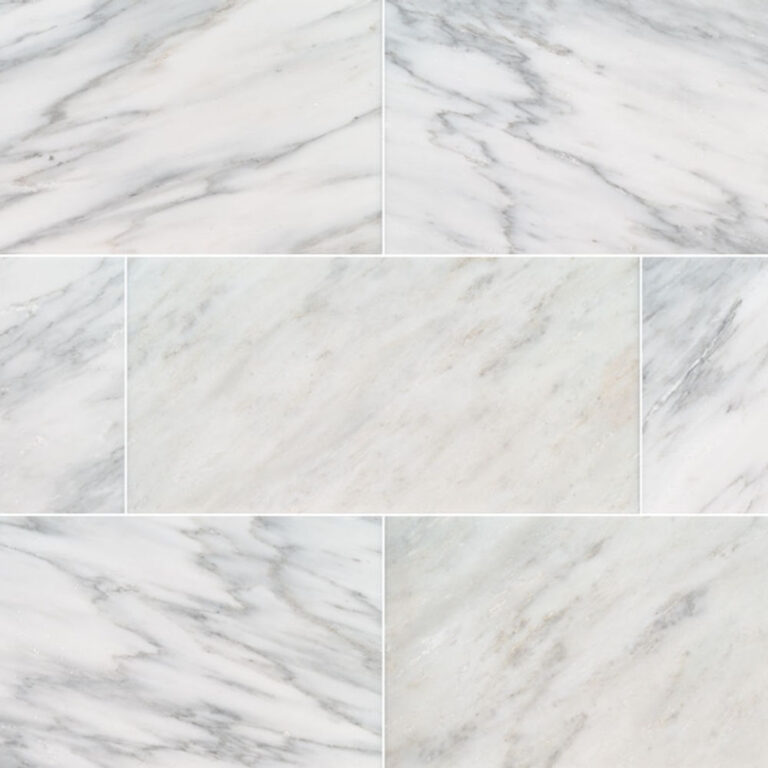 MSI Surfaces Floor Tiles Arabescato Carrara White-Cool Polished 12" x 24"