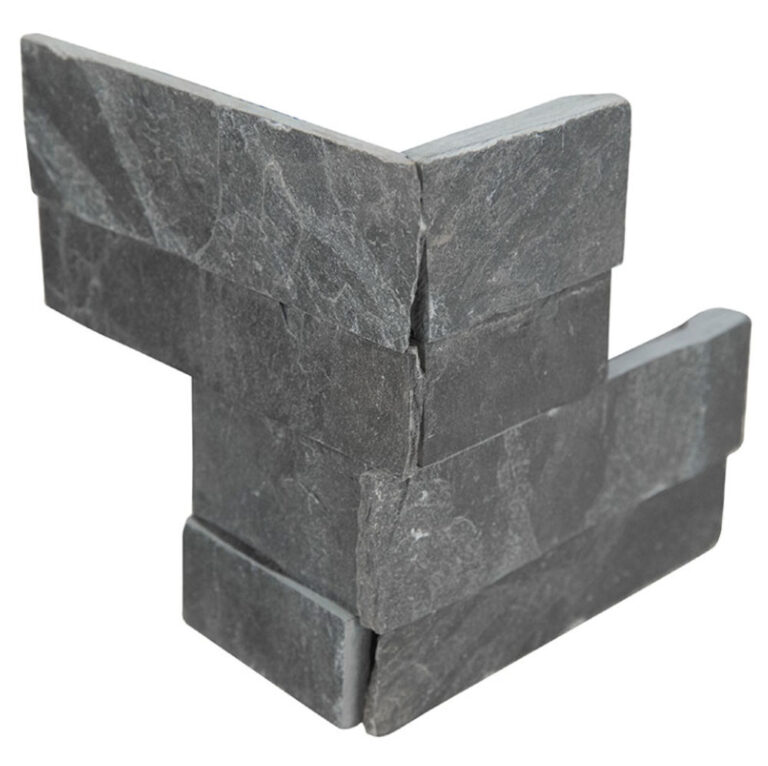 MSI Surfaces Wall Tiles RockMount Premium Black Mini Splitface 4-1/2" x 9"