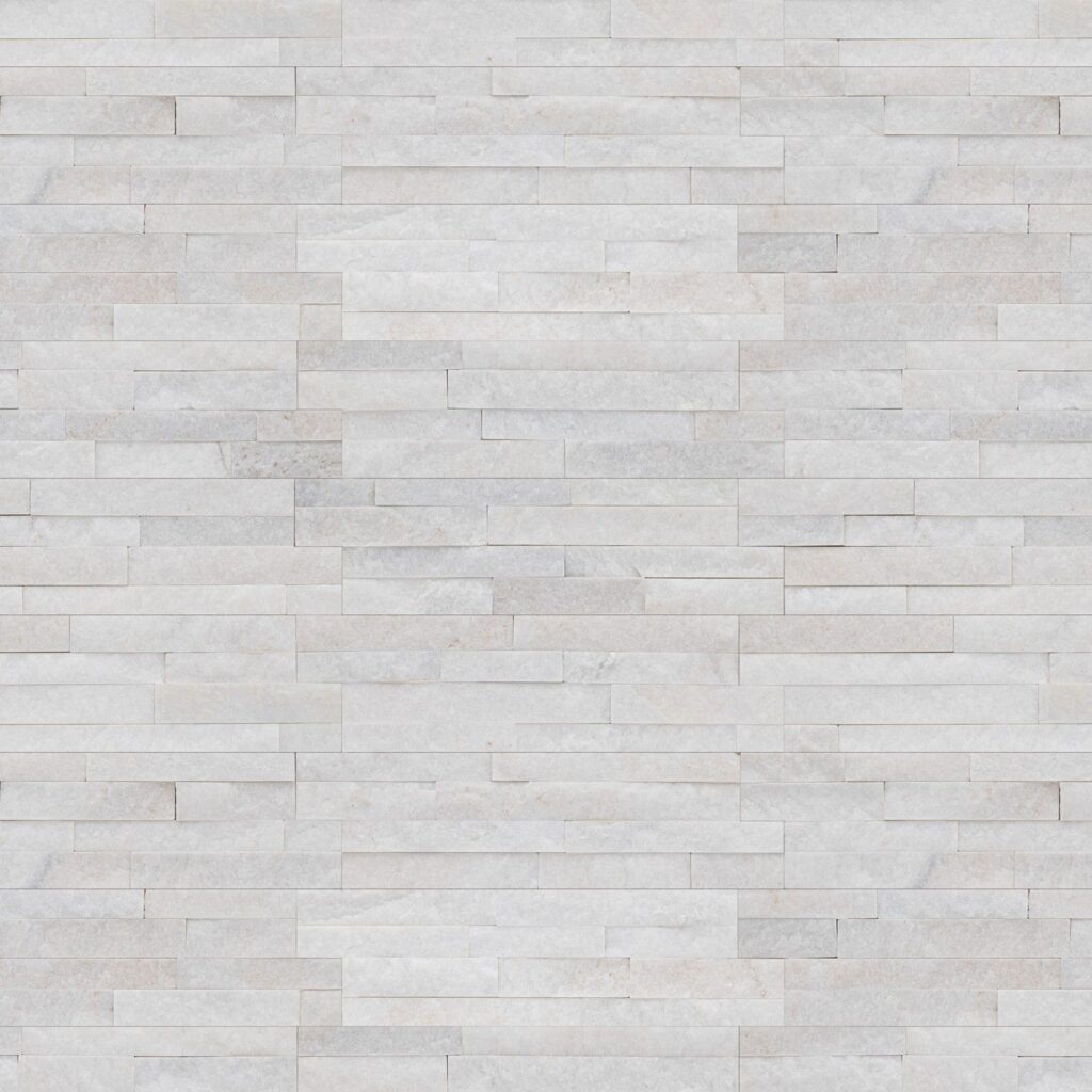 MSI Surfaces Wall Tiles Arctic White-Cool Splitface 4-1/2" x 16"