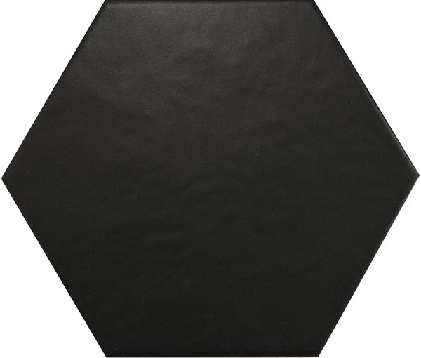Centura Floor Tiles Hexatile Matte Nero 7″ x 8″ (7.69 sqft/box)