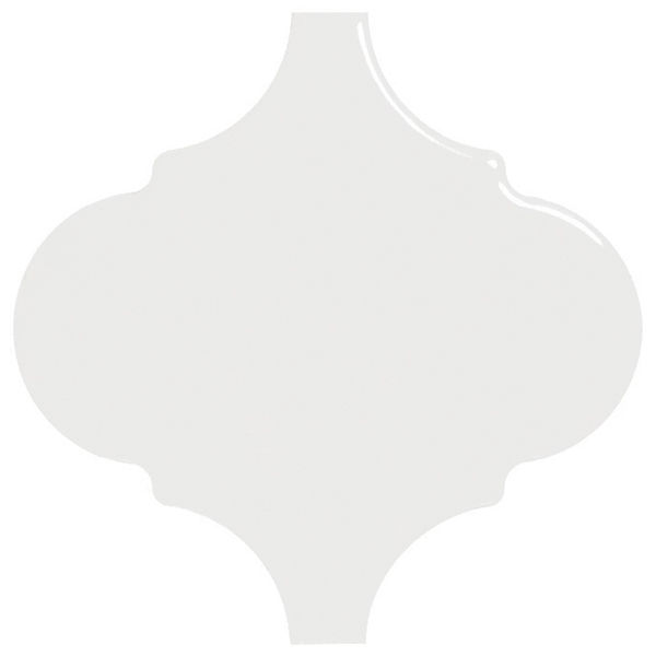 Centura Wall Tiles Scale Alhambra White Polished 5″ x 5″