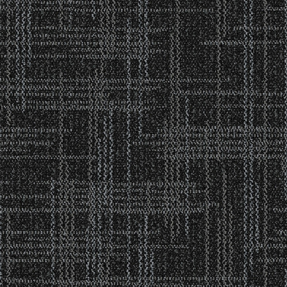 Beaulieu Carpet Tiles Angula Pitch Black 19-11/16″ x 19-11/16″
