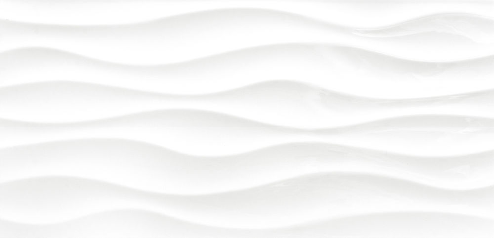 Centura Wall Tiles Element White Wave Glossy 12″ x 24″