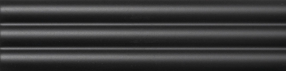 Centura Wall Tiles Marea Alta Nero Matte 3″ x 12″