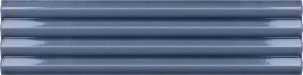 Centura Wall Tiles Costa Nova Praia Banyan Blue Glossy 2″ x 8″