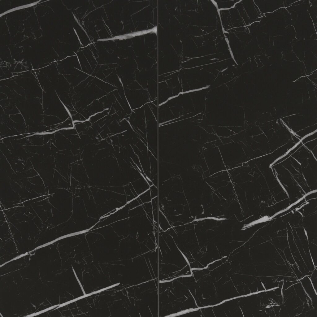 Taiga Vinyl Tiles Curate Nero Marquina Click Lock 12″ x 24″