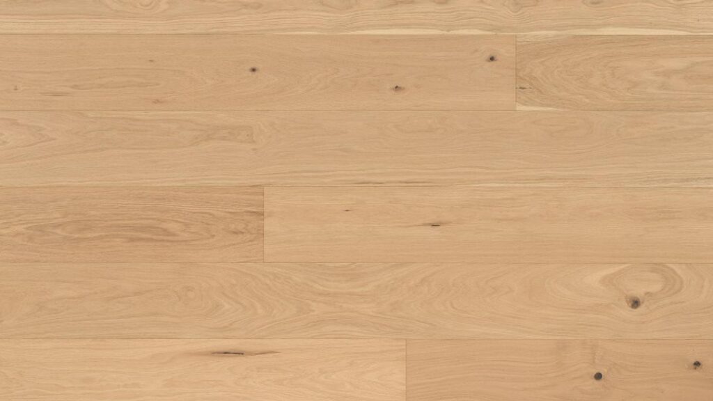 Light oak hardwood floor with natural grain