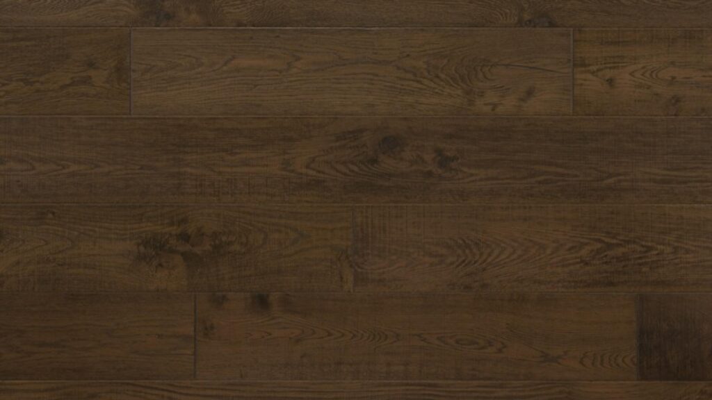 Dark brown wooden floor planks texture