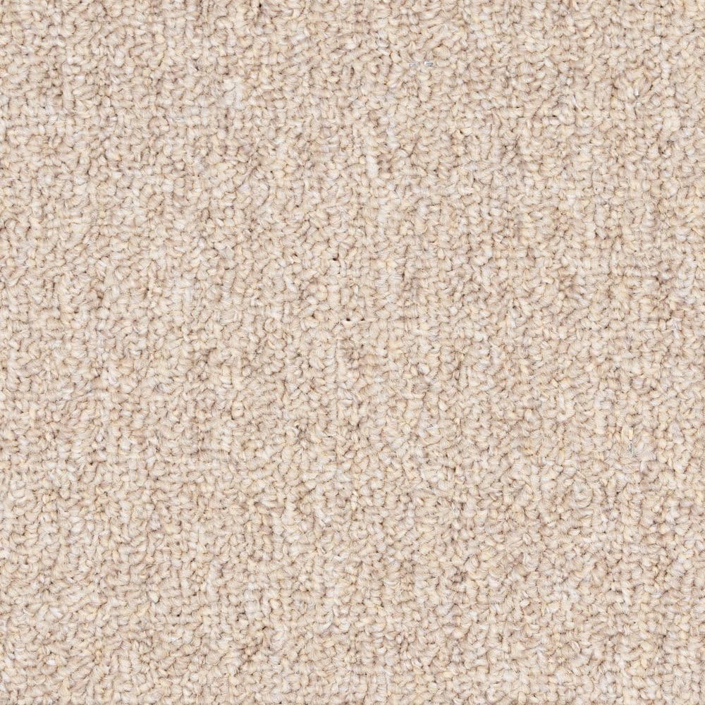 Close-up of beige textured carpet surface