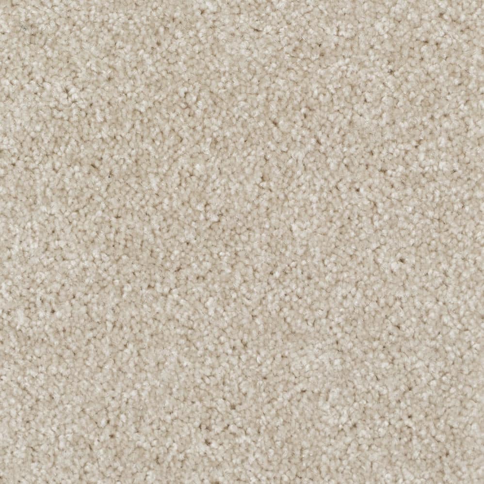 Close-up of beige textured carpet surface