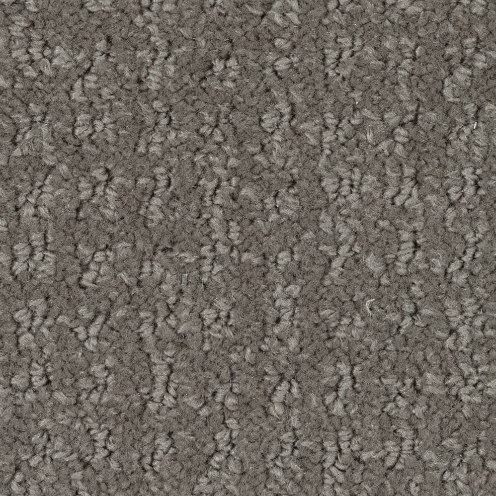 Close-up of gray textured carpet surface