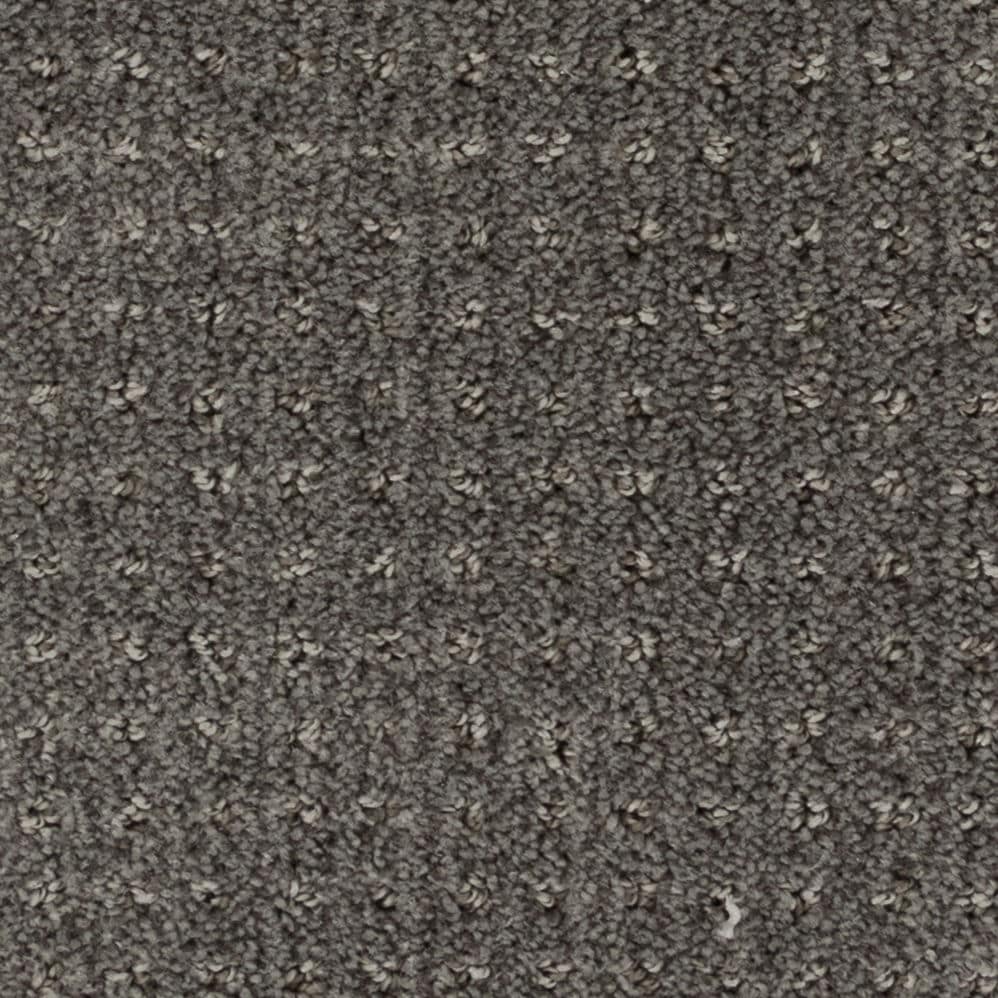 Close-up of gray textured carpet surface
