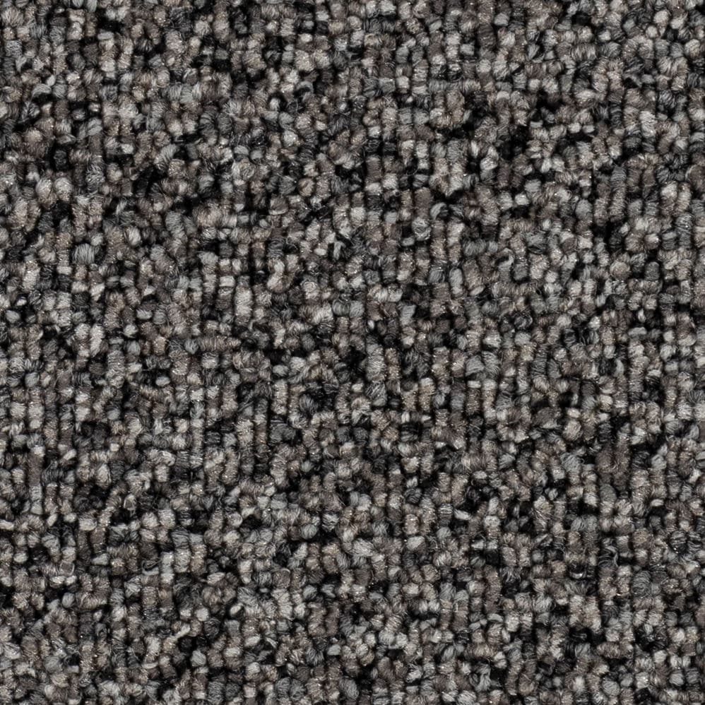 Close-up of gray textured carpet surface