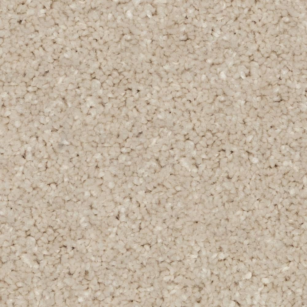Close-up of beige textured carpet surface