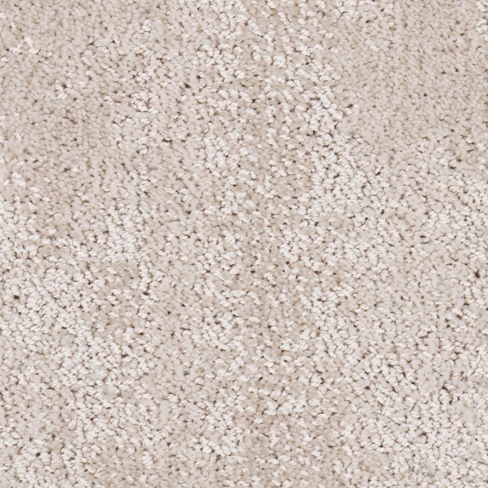 Close-up of light beige carpet texture
