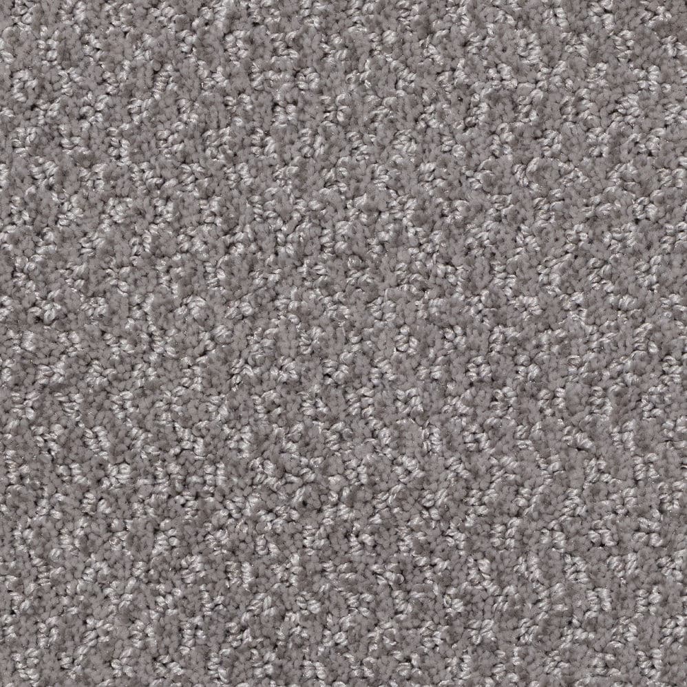 Close-up of gray textured carpet surface