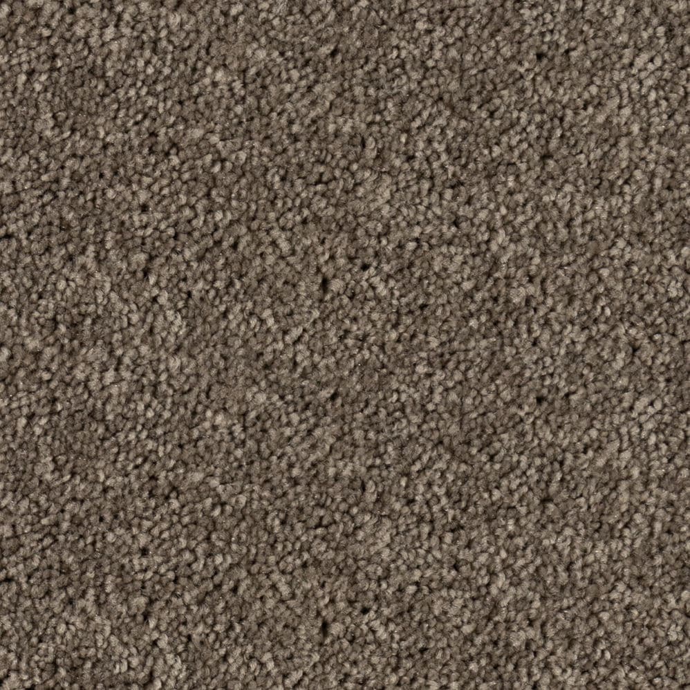 Close-up of brown textured carpet fibers