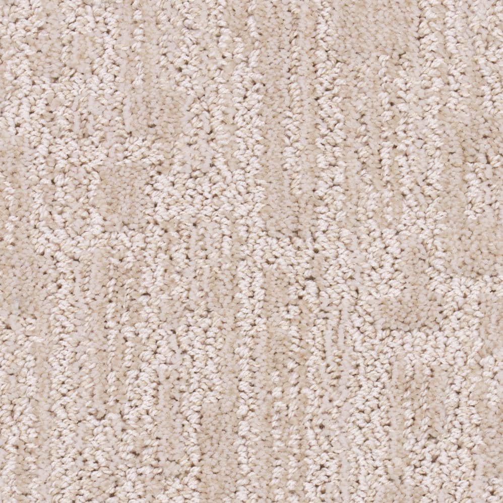 Close-up of beige textured carpet surface
