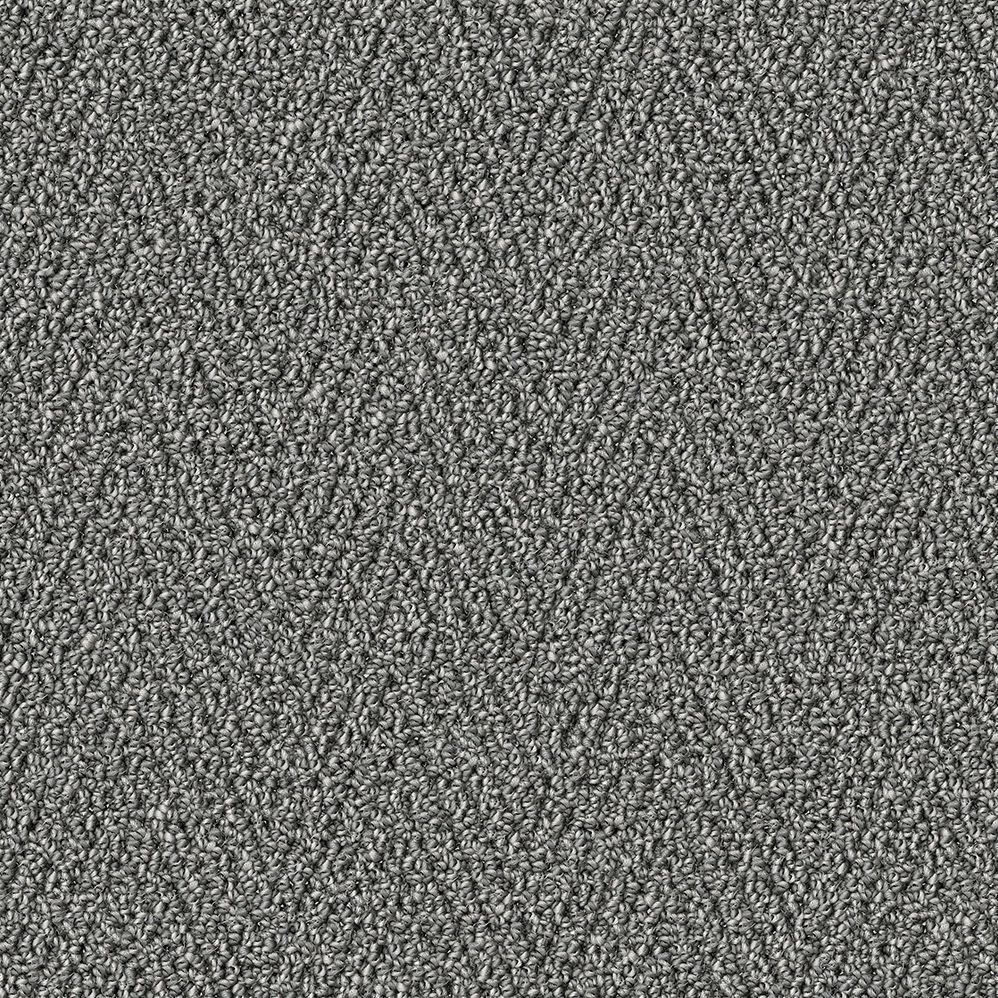 Close-up of gray textured carpet surface