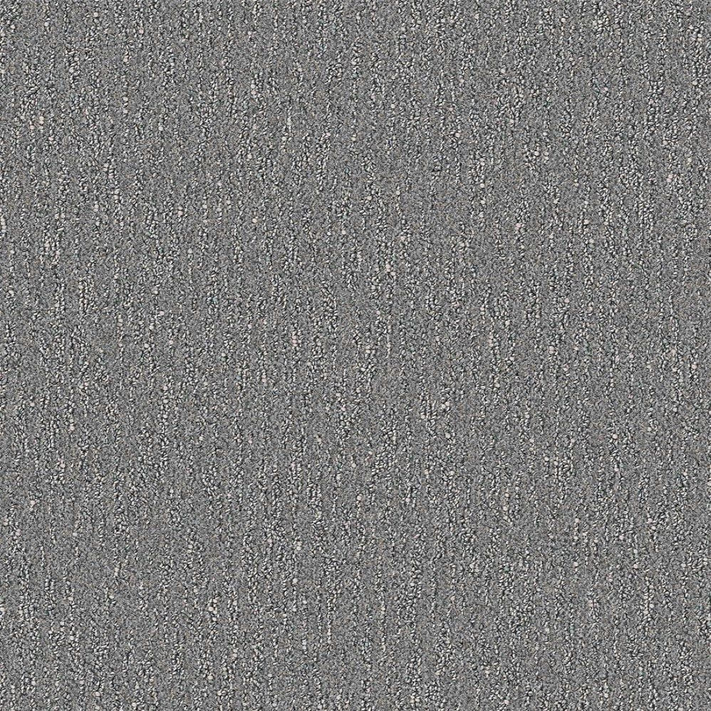 Gray textured carpet with subtle vertical pattern