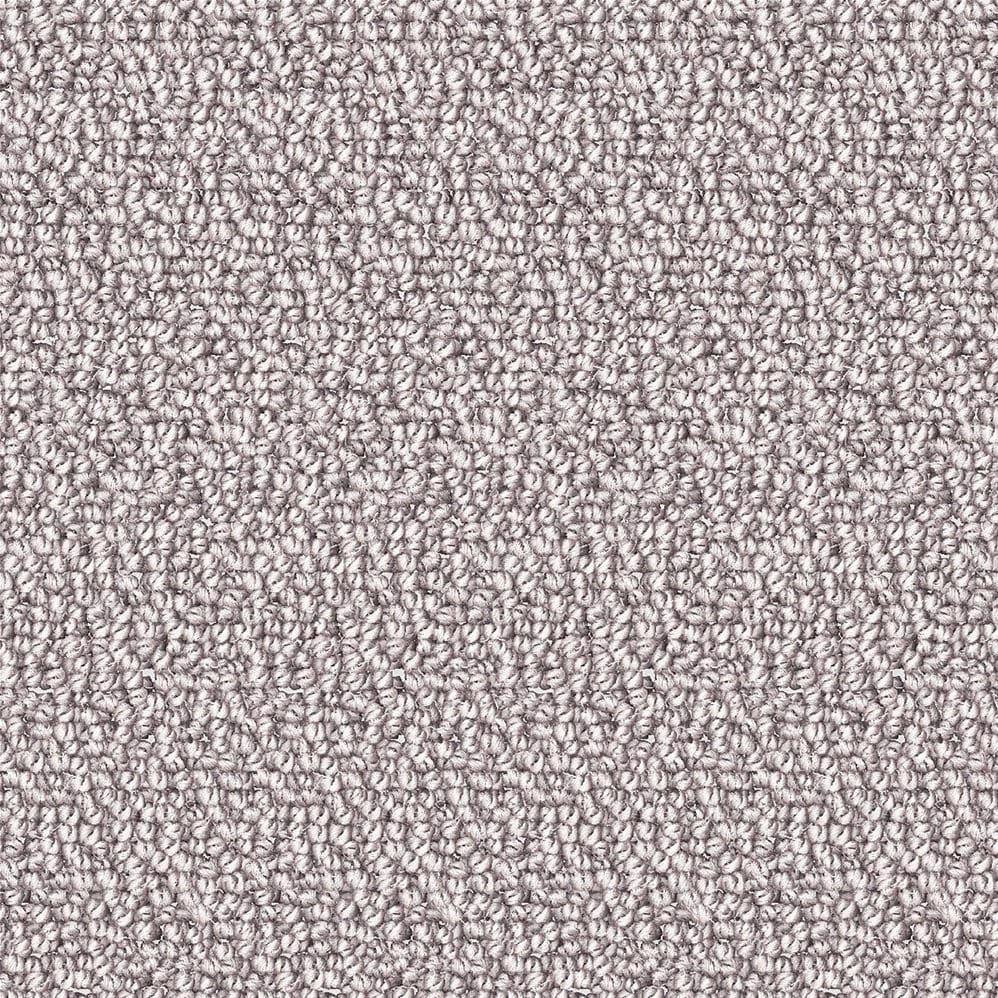 Close-up of light gray textured carpet