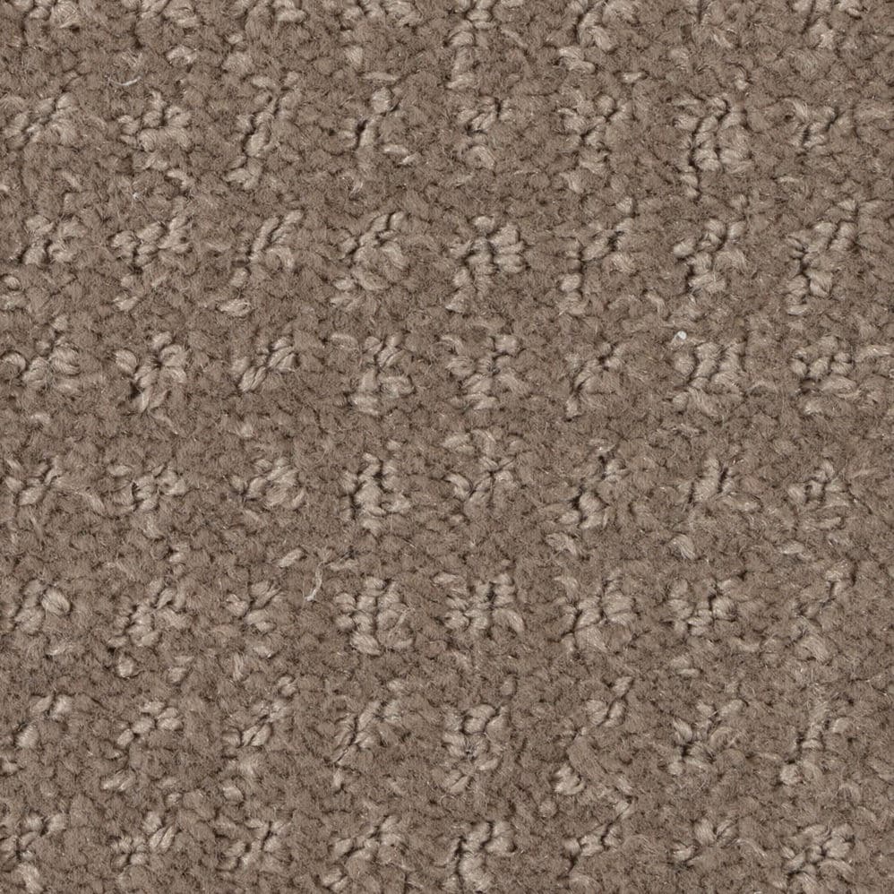 Close-up of brown textured carpet surface