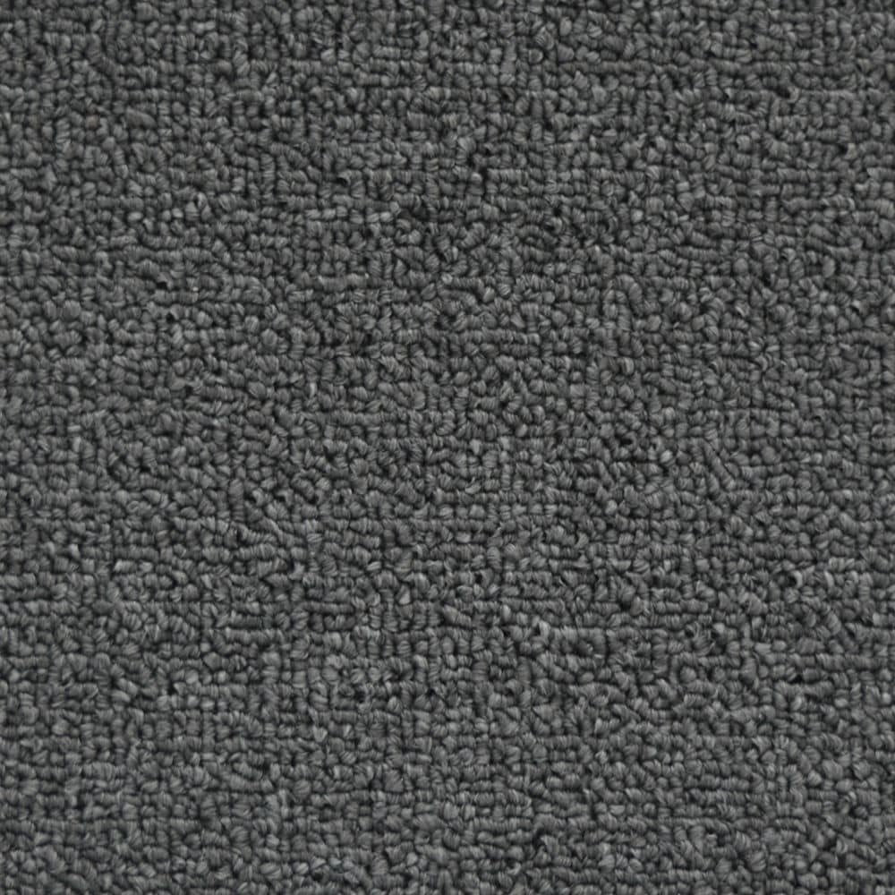 Close-up of gray textured carpet surface
