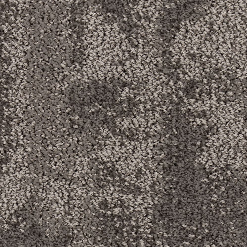 Close-up of gray textured carpet surface