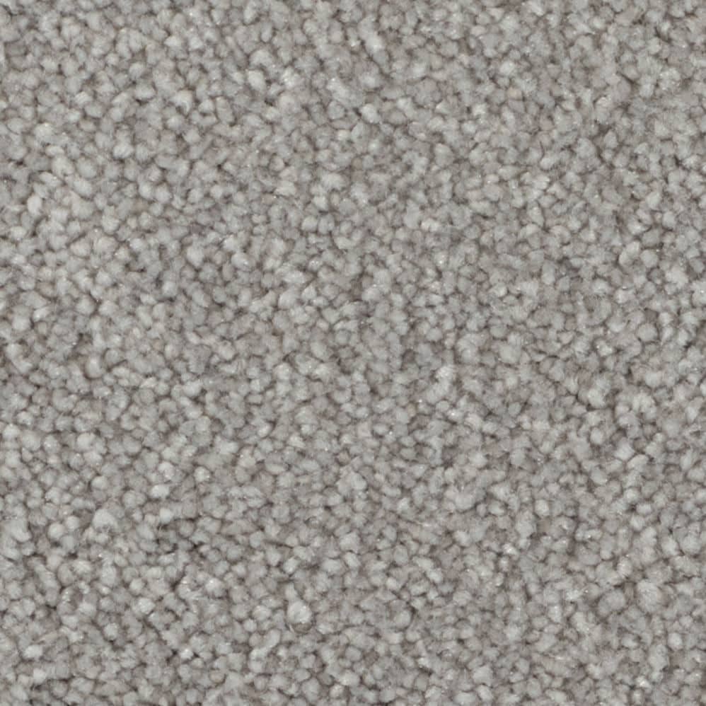 Close-up of light gray carpet texture