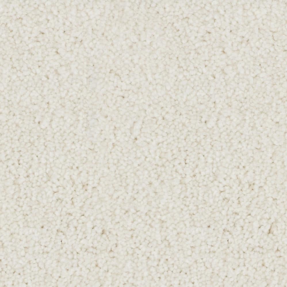 Close-up of off-white carpet texture
