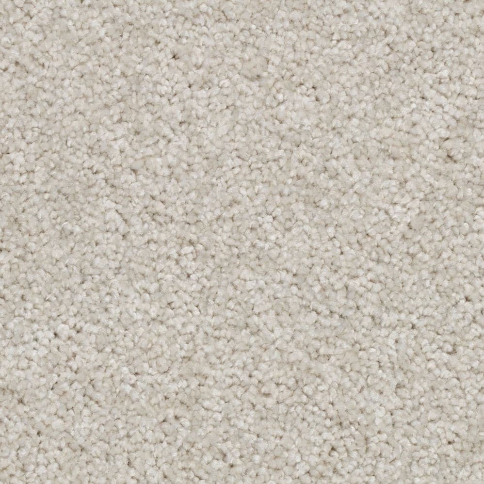 Close-up of light beige carpet texture