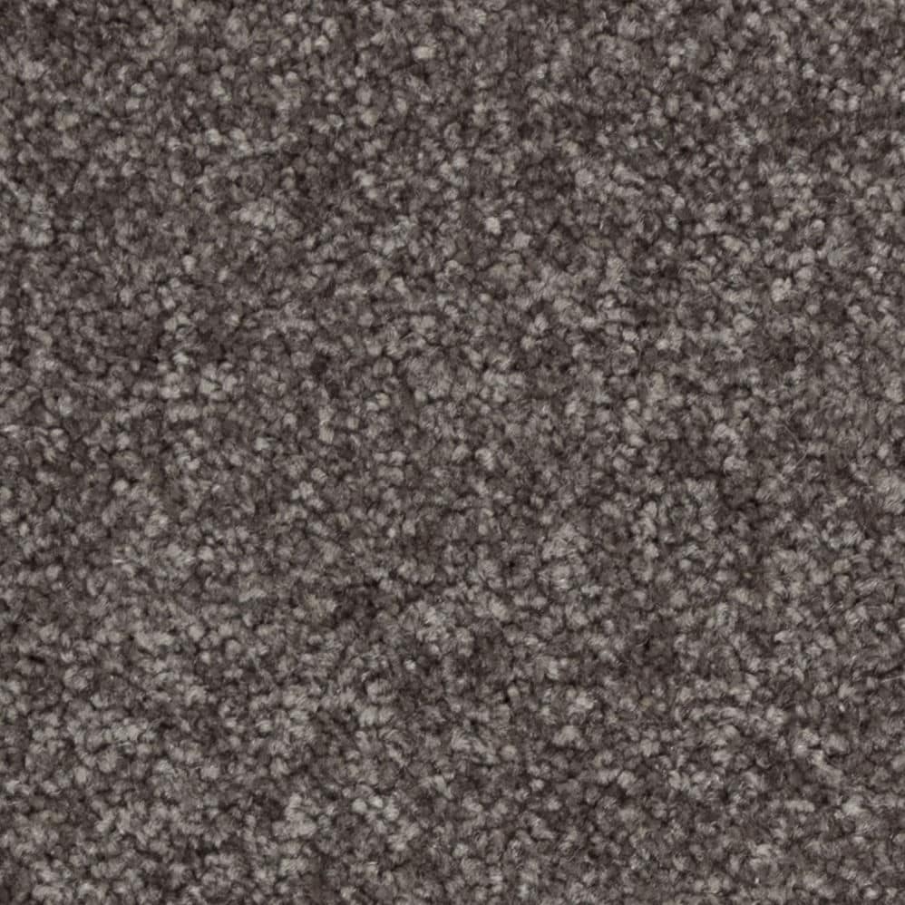 Close-up of gray textured carpet surface