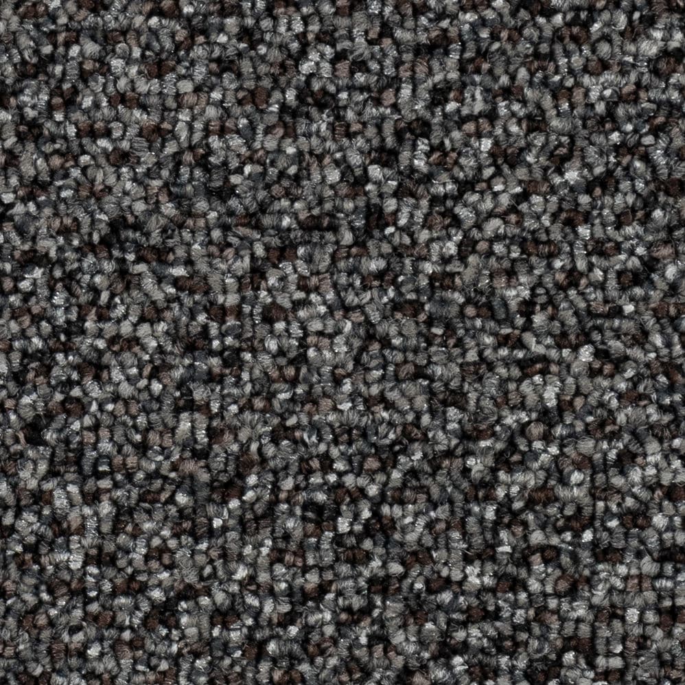Close-up of gray textured carpet surface