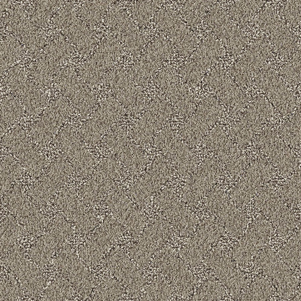 Beige textured carpet with subtle geometric pattern