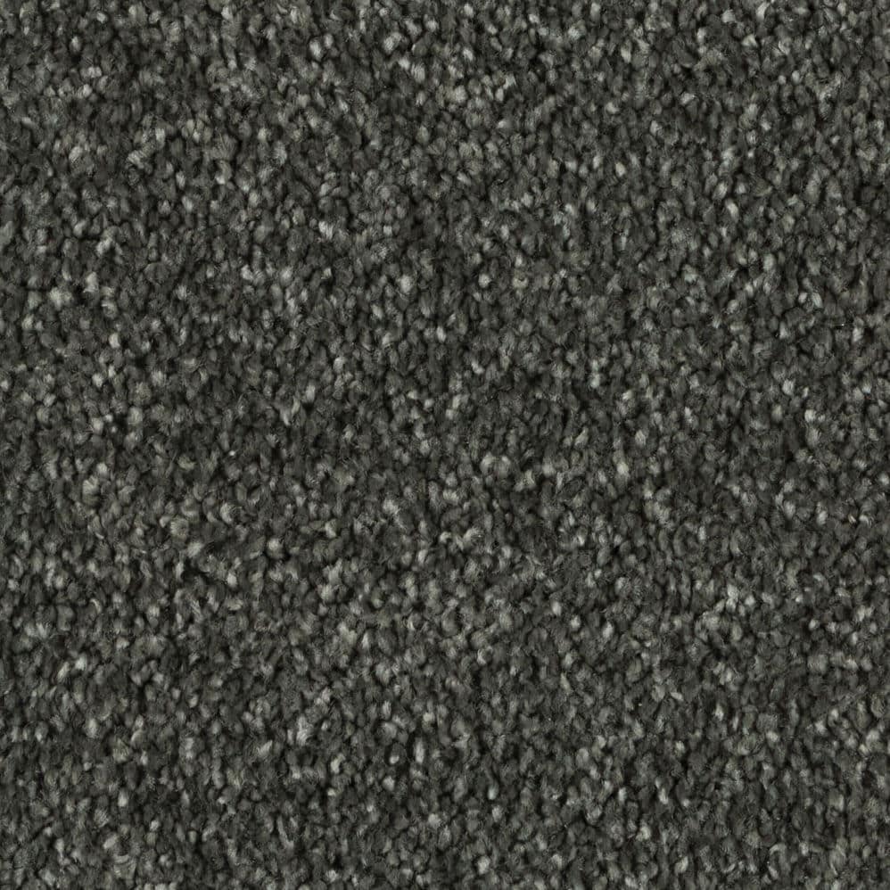 Close-up of dark gray carpet texture