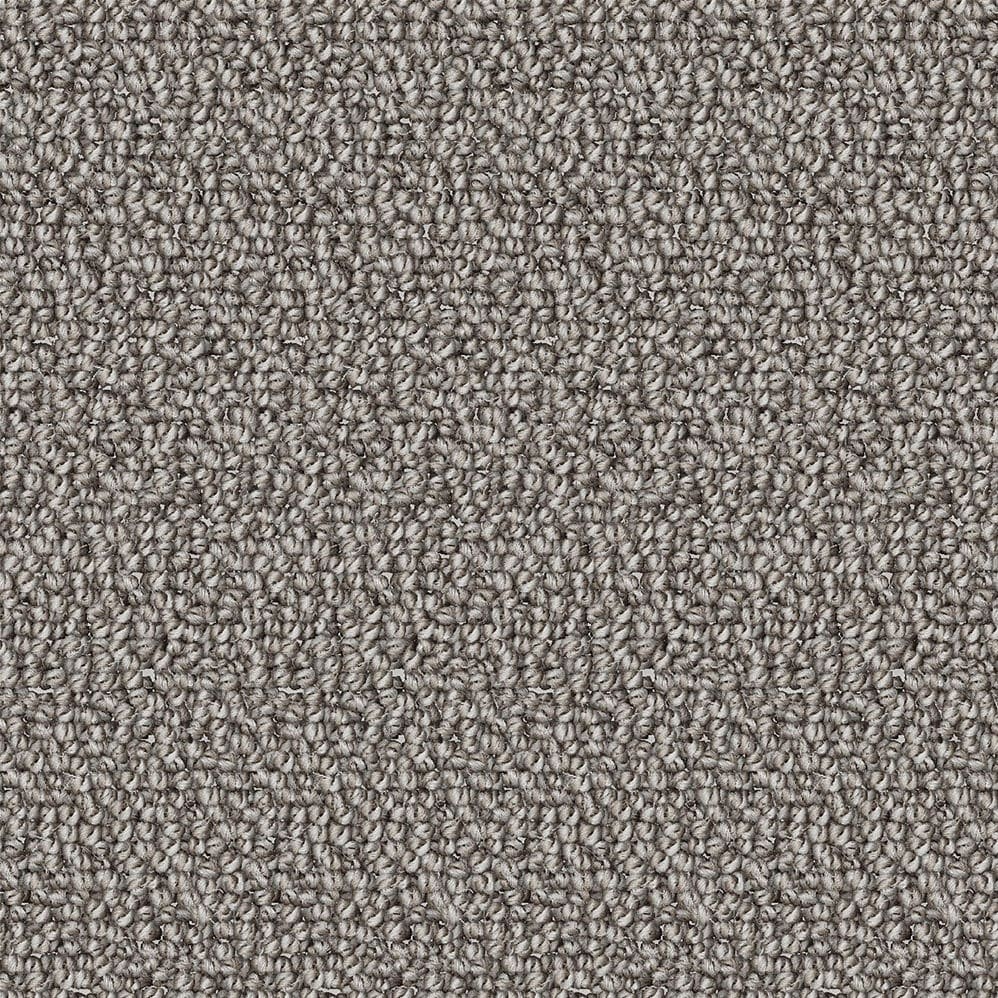 Close-up of gray textured carpet surface