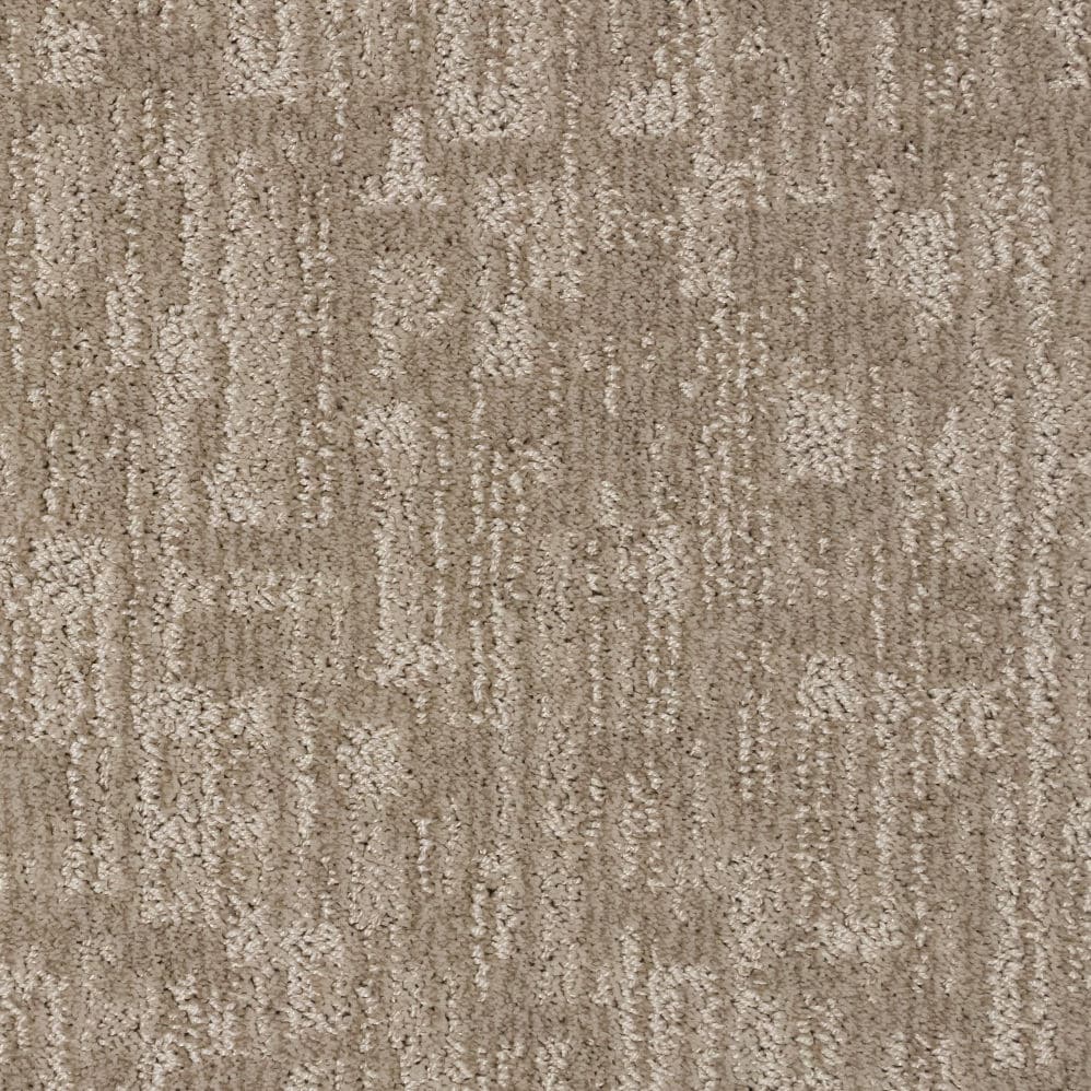 Close-up of beige textured carpet surface