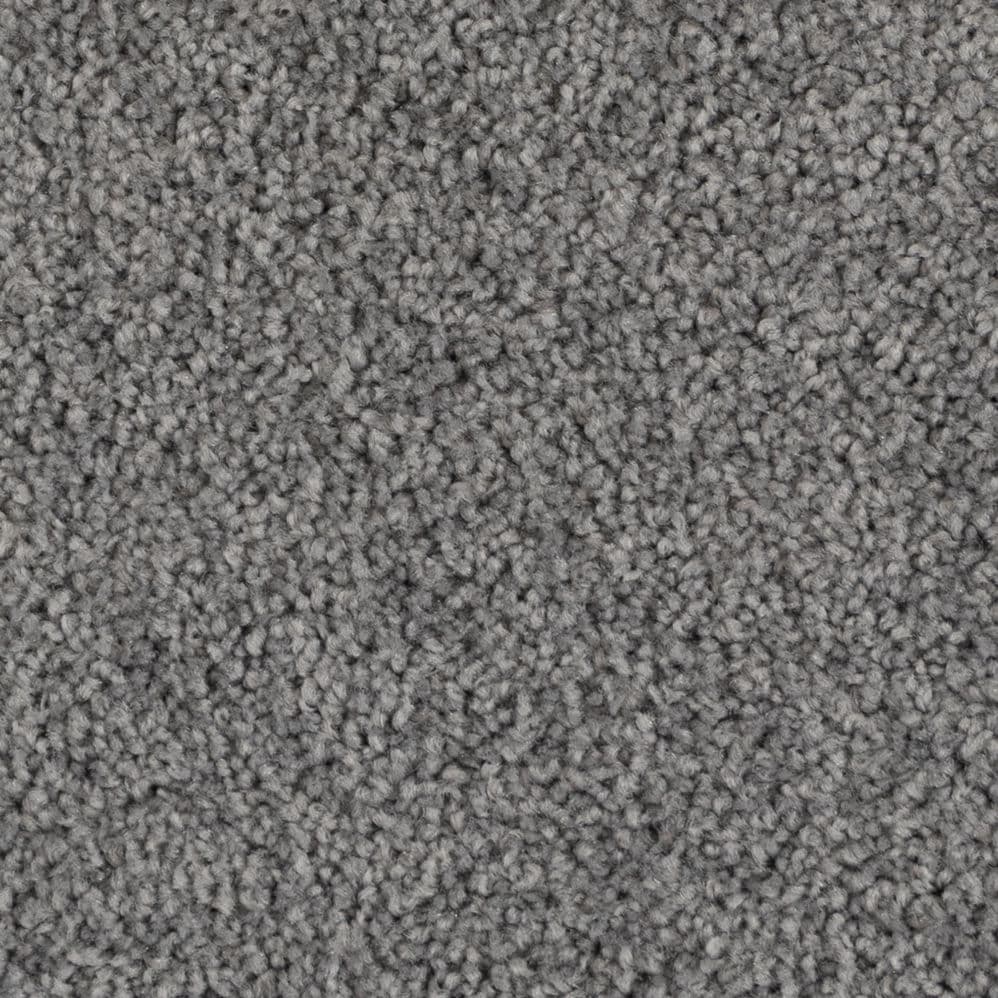 Close-up of gray textured carpet surface