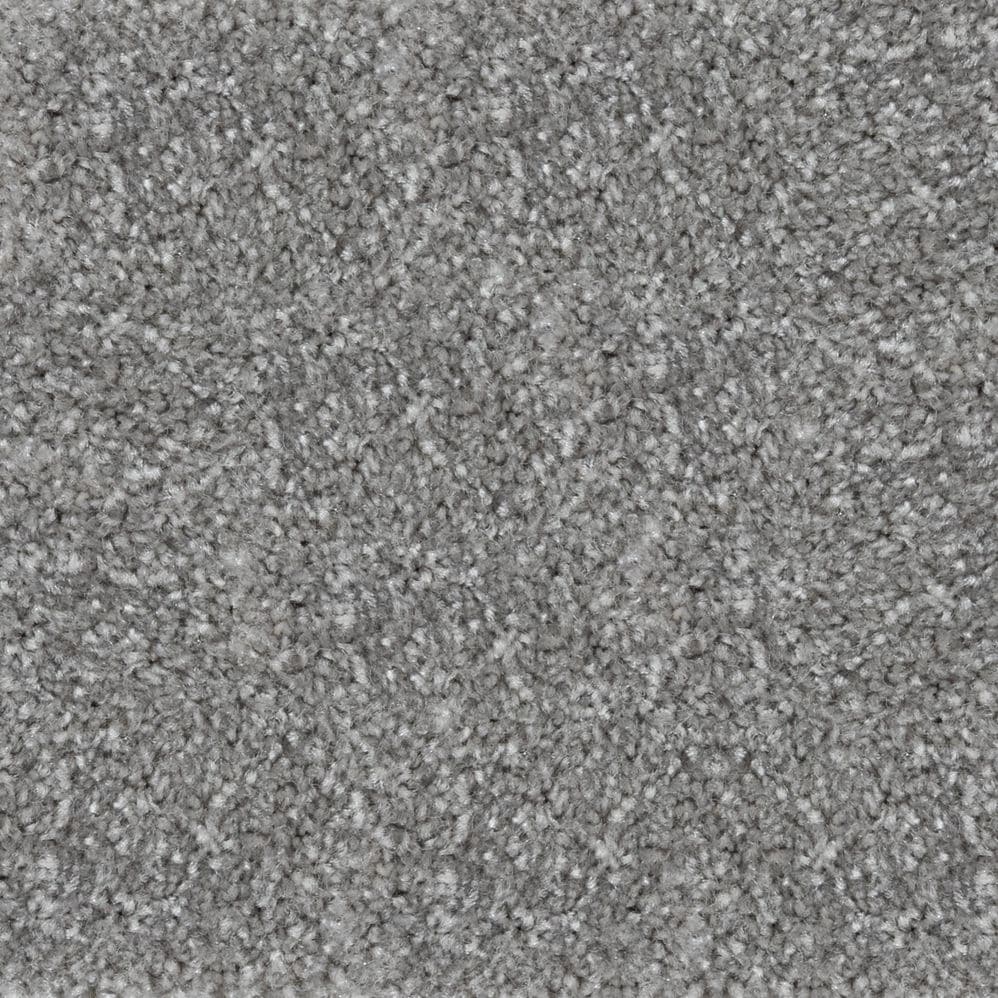 Close-up of gray textured carpet surface