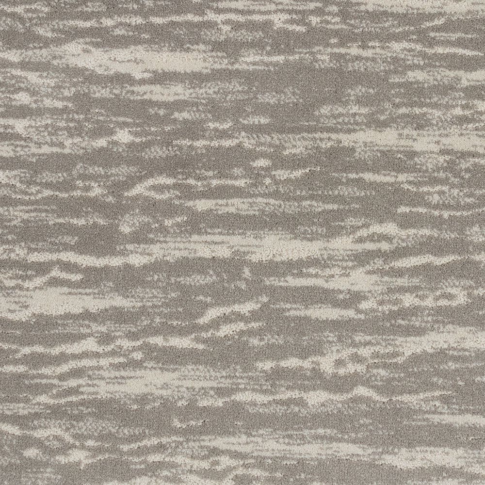 Abstract gray and beige textured fabric pattern