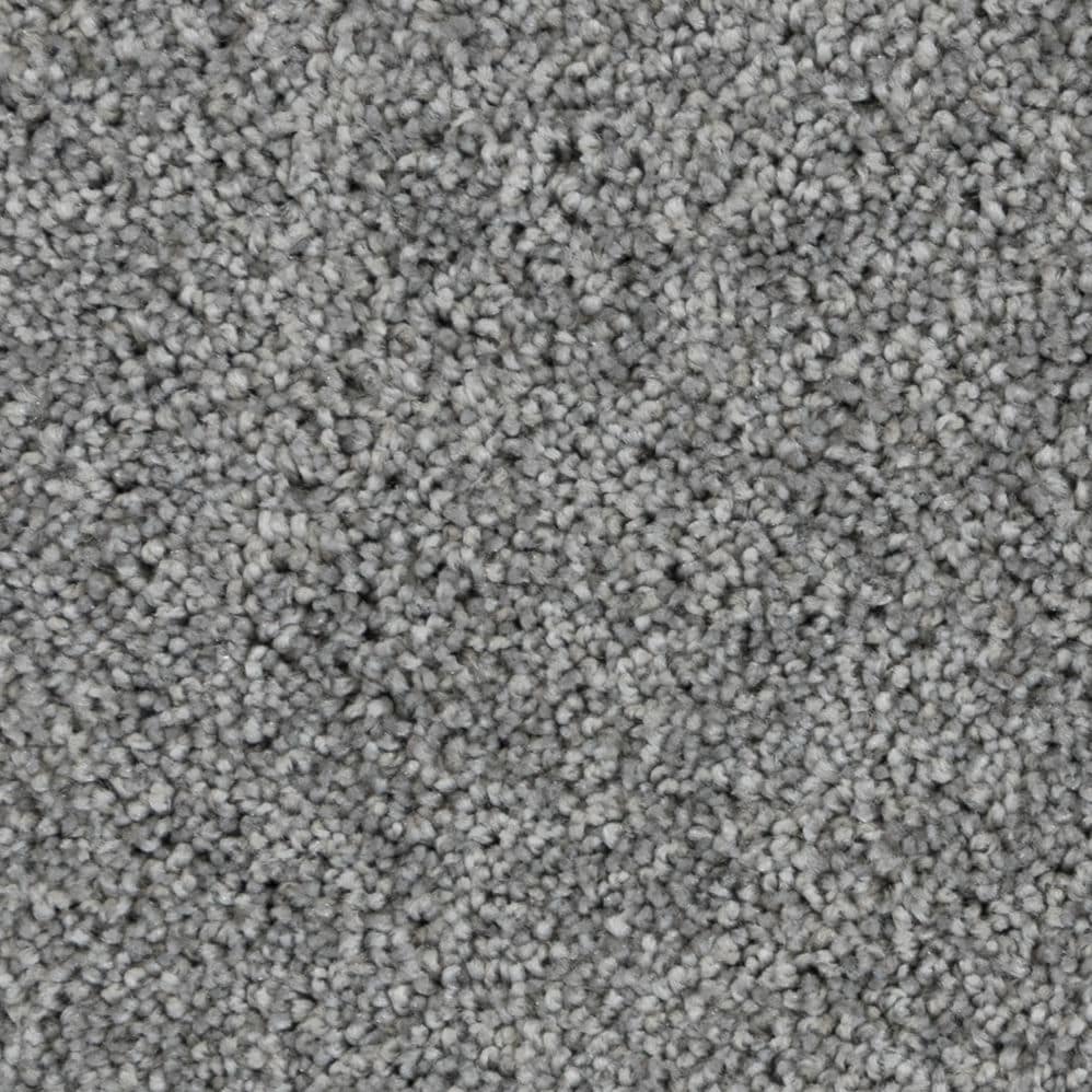 Close-up of gray textured carpet surface