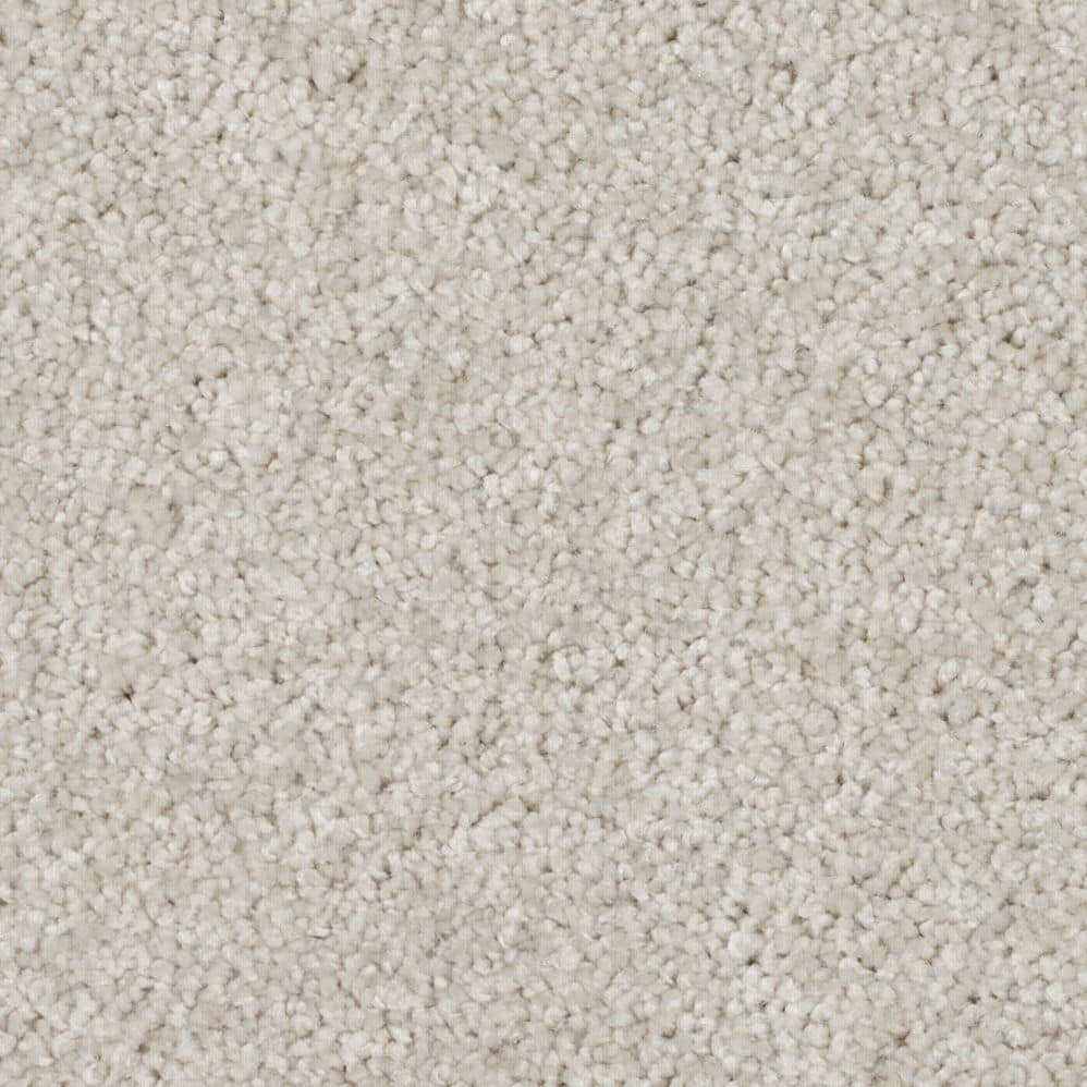 Close-up of light beige carpet texture