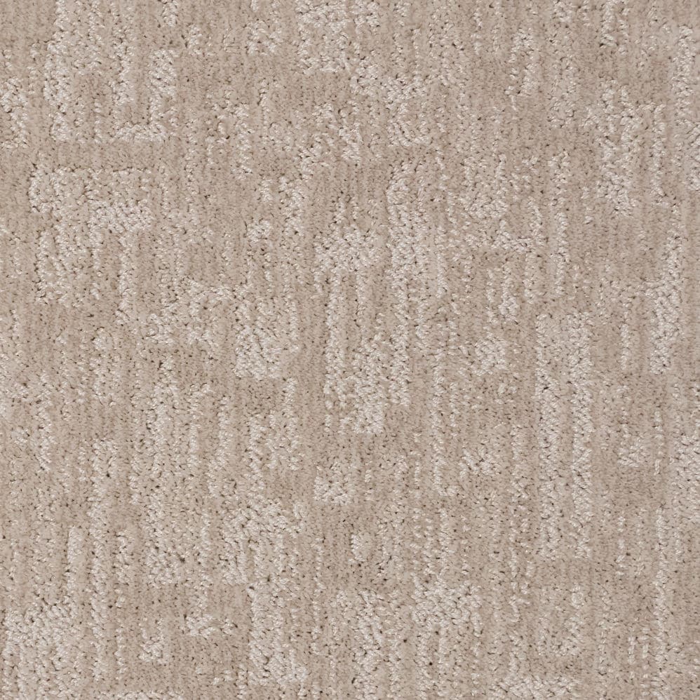 Close-up of beige textured carpet surface