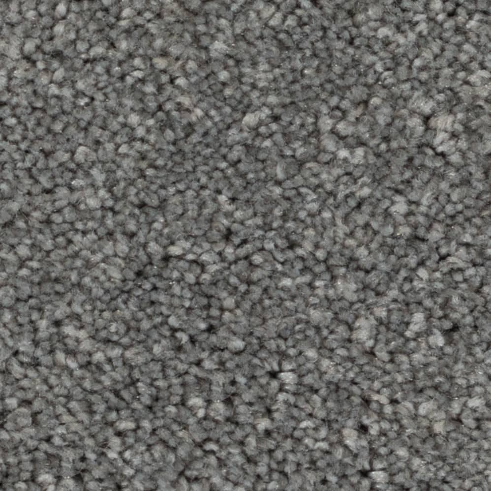 Close-up of gray textured carpet surface