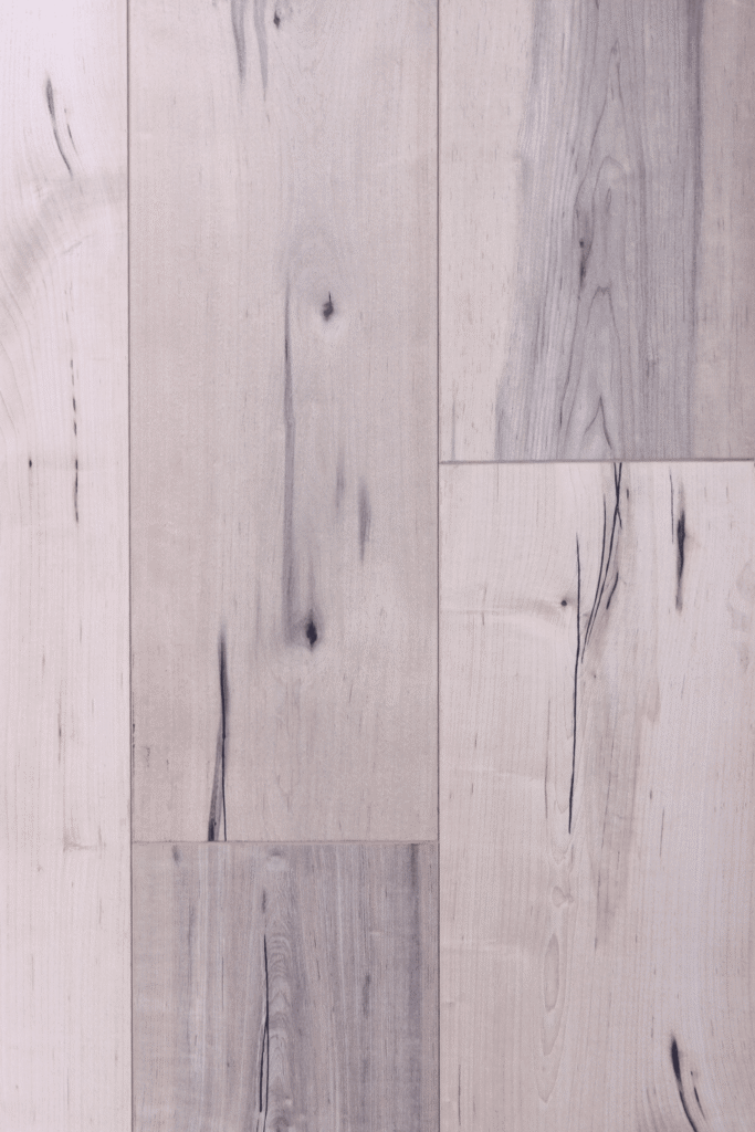 Light wood floor planks with natural grain patterns