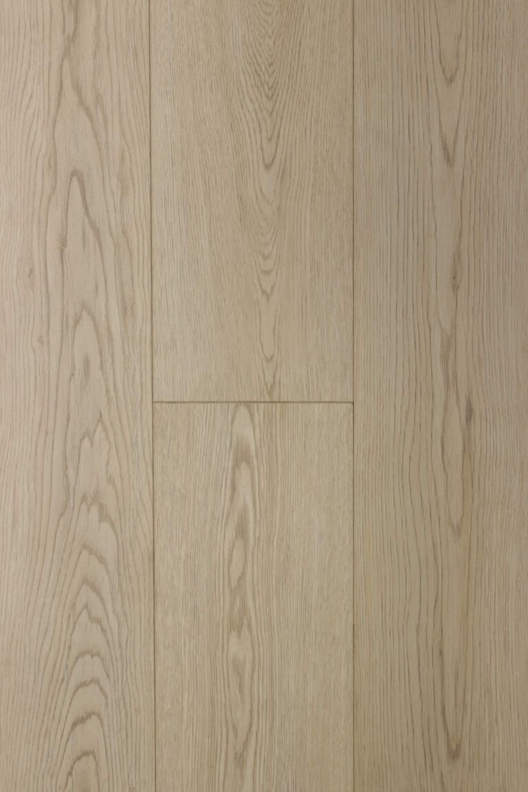 Light oak hardwood floor planks with natural grain