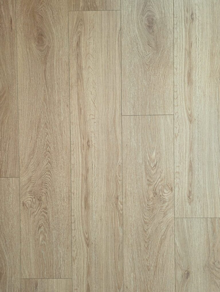 Light oak wood flooring with natural grain pattern