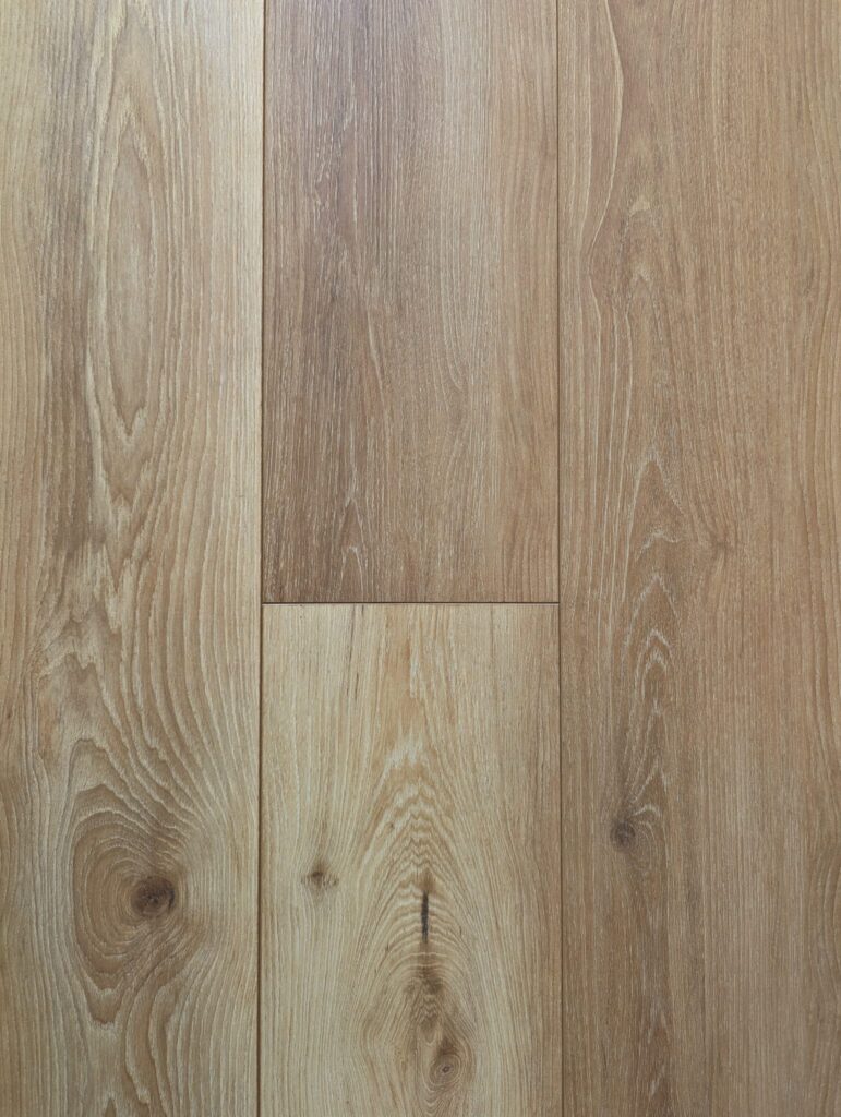Light oak wood flooring with natural grain pattern